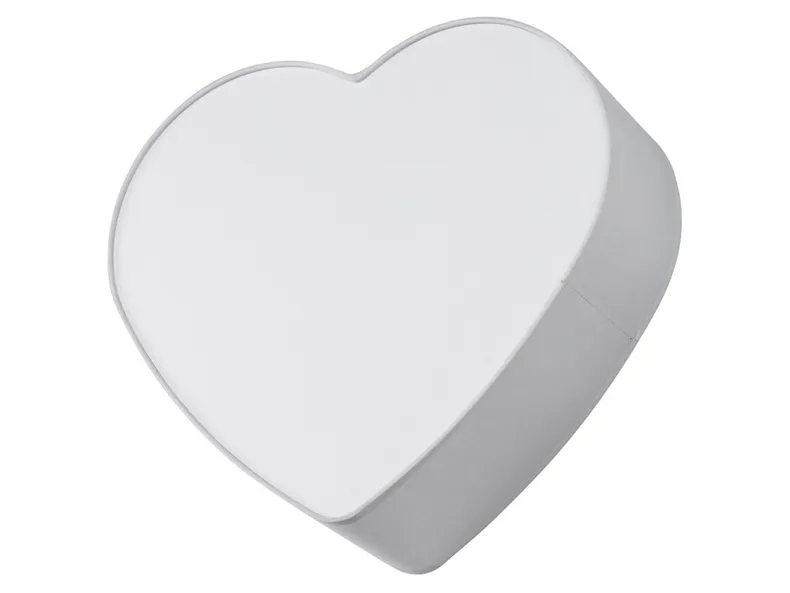 BRW Сердце 2-позиционный детский светильник ткань серый 095009 фото №3