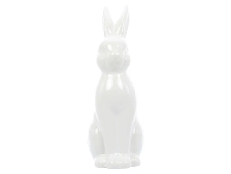 BRW Декоративная фигурка Кролик 12,5 см белый 092547 фото №1