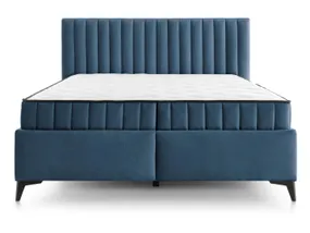 BRW Кровать двуспальная с 2 матрасами и подъемным механизмом BRW JOY, 180x200 см, синий LO_KT-JOY-180X200-G2-ELEMENT_13 фото