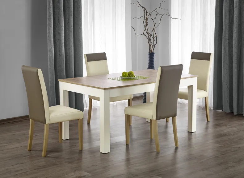 Кухонний стіл HALMAR SEWERYN 160-300x90 см колір дуб сонома / білий фото №2
