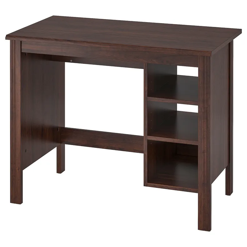 IKEA BRUSALI БРУСАЛИ, письменный стол, коричневый, 90x52 см 303.022.99 фото №1
