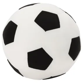 IKEA SPARKA СПАРКА, іграшка м’яка, футбольний/чорно-білий 205.067.63 фото