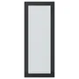 IKEA HEJSTA ХЭЙСТА, стеклянная дверь, антрацит / рифленое стекло, 40x100 см 605.266.36 фото