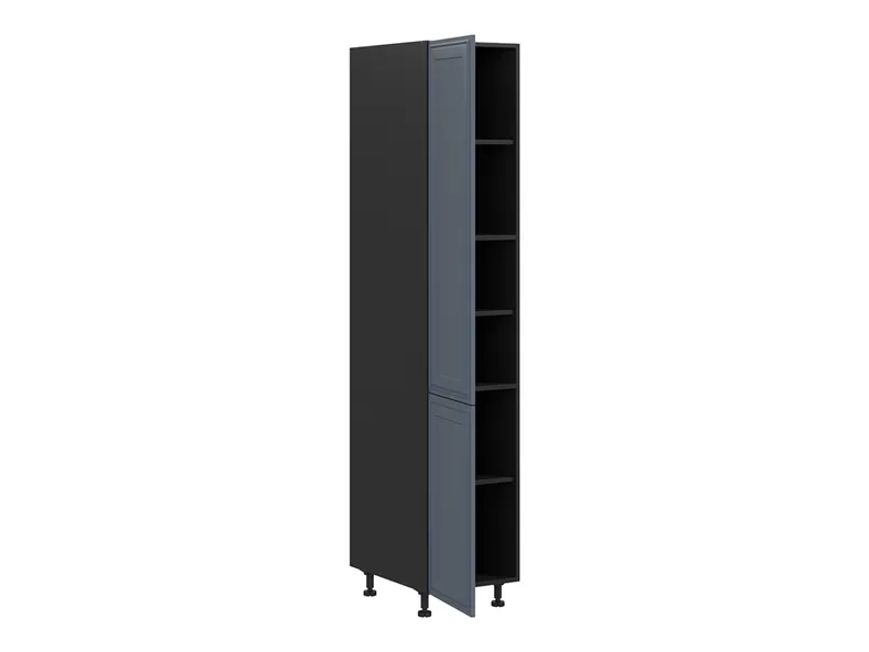 BRW Верди 40 см высота левого кухонного шкафа мистик матовый, черный/матовый FL_D_40/207_L/L-CA/MIM фото №3