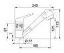 BRW Prince II, ручной миксер FRA-BAT-PRINCE-II-PULL-OUT-ONYX фото thumb №2