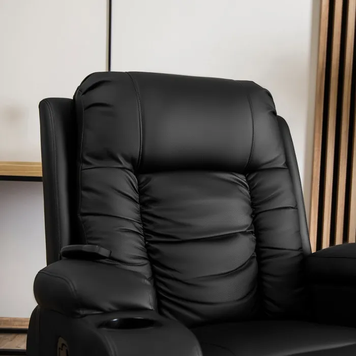 Масажне крісло MEBEL ELITE BOX, екошкіра: чорний фото №4
