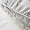 IKEA LEN ЛЕН, чехол на подушку для кормления, в кроликах / белых, 60x50x18 см 004.141.37 фото thumb №4
