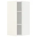 IKEA METOD МЕТОД, шафа навісна із полицями, білий / ВАЛЛЬСТЕНА білий, 40x80 см 595.072.57 фото thumb №1