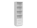 BRW FL Smart, книжный шкаф, белый глянец REG2S/KPL_BLENDY-BAL/BIP фото thumb №1