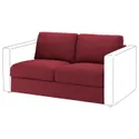 IKEA VIMLE ВІМЛЕ, секція 2-місного дивана-ліжка, Лейде червоний/коричневий 795.375.50 фото thumb №2