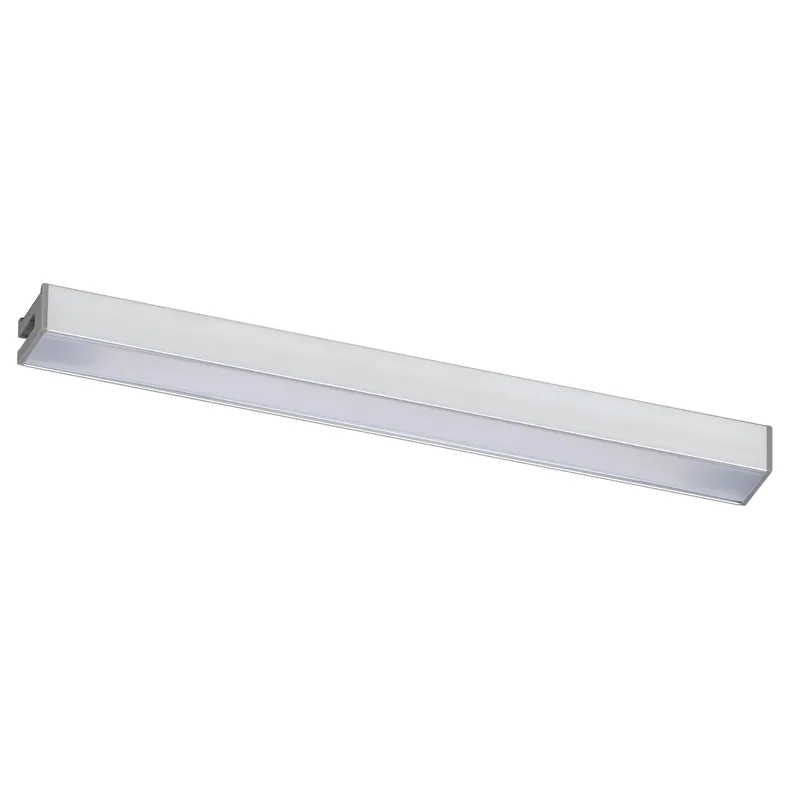 IKEA MITTLED МІТТЛЕД, LED підсвітка для стільниці, срібло може потемніти, 20 см 805.377.66 фото №1