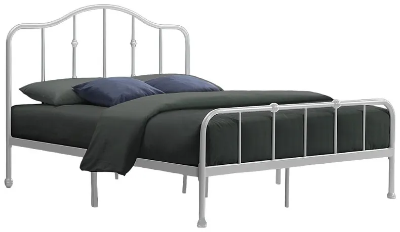 Ліжко полуторне SIGNAL FLORENCJA, білий, 140x200 см, метал фото №1