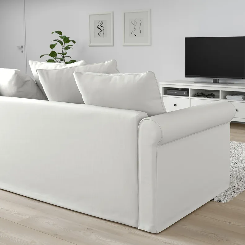 IKEA GRÖNLID ГРЁНЛИД, 2-местный диван, Инсерос белый 994.071.52 фото №6