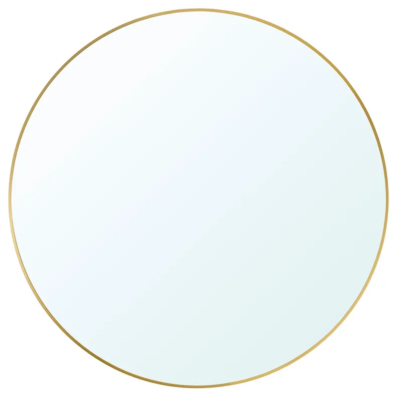 IKEA LINDBYN ЛИНДБЮН, зеркало, золотой цвет, 80 см 804.855.69 фото №1