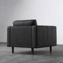 IKEA LANDSKRONA ЛАНДСКРУНА, кресло, Гранн / Бомстад черный / дерево / черный 094.441.87 фото thumb №3