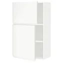 IKEA METOD МЕТОД, навесной шкаф с полками / 2дверцы, белый / Воксторп матовый белый, 60x100 см 094.697.00 фото thumb №1