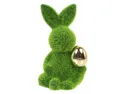 BRW Декоративна фігурка BRW Кролик із золотим яйцем, вкрита штучною травою 092497 фото thumb №3
