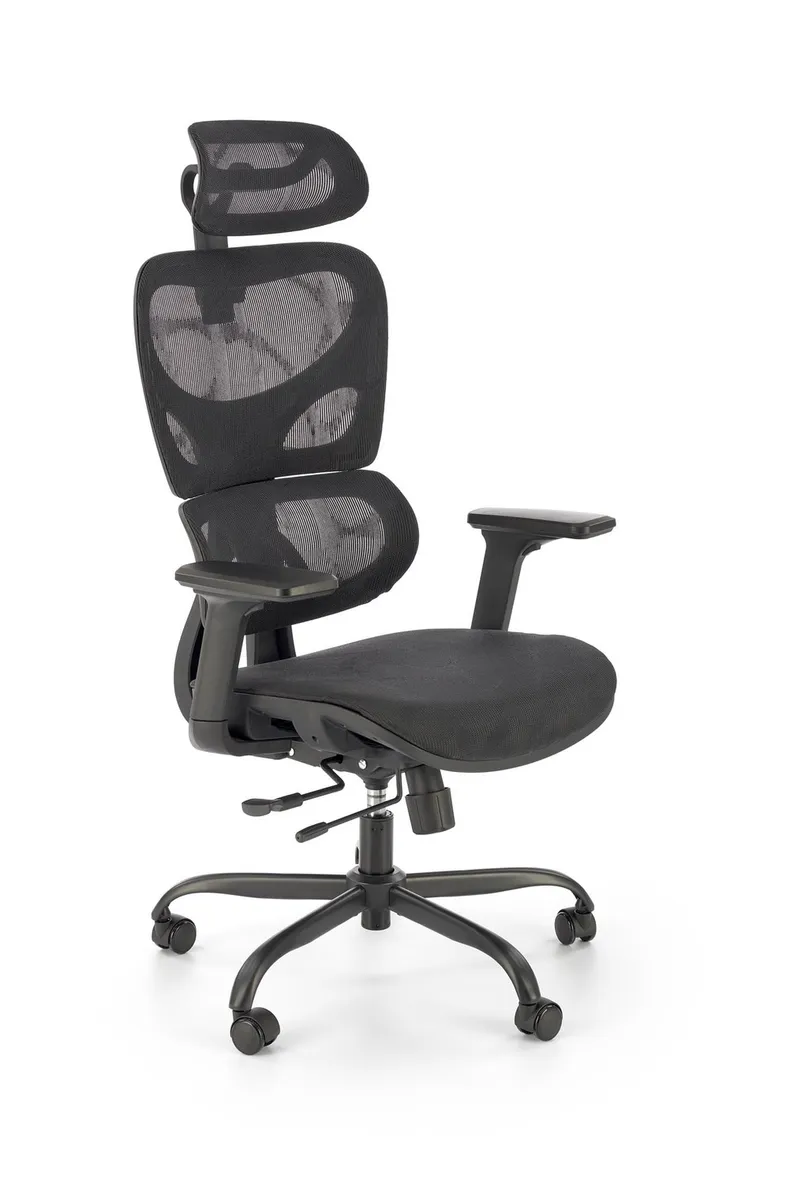 Крісло комп'ютерне офісне обертове HALMAR GOTARD чорний фото №3