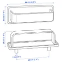 IKEA SÖRBYN СЕРБЮН, ручка, 96 мм 904.503.38 фото thumb №3