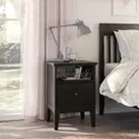 IKEA IDANÄS ІДАНЕС, меблі д/спальні, компл із 4 предм, темно-коричневий, 160x200 см 994.834.00 фото thumb №6