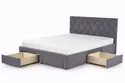 Двуспальная кровать HALMAR С ящиками Betina 160x200 см серый фото thumb №6