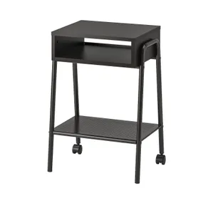 IKEA SETSKOG СЕТСКОГ, приліжковий столик, чорний, 45x35 см 703.380.41 фото