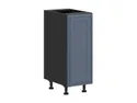 BRW Нижний кухонный шкаф Верди 30 см правый мистик матовый, черный/матовый FL_D_30/82_P-CA/MIM фото thumb №2