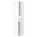 IKEA METOD МЕТОД, висока шафа для холодильнка / морозил, білий / ВАЛЛЬСТЕНА білий, 60x60x220 см 095.073.54 фото thumb №1
