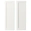 IKEA SMÅSTAD СМОСТАД, дверь, белая / белая рама, 30x90 см 904.341.74 фото thumb №1