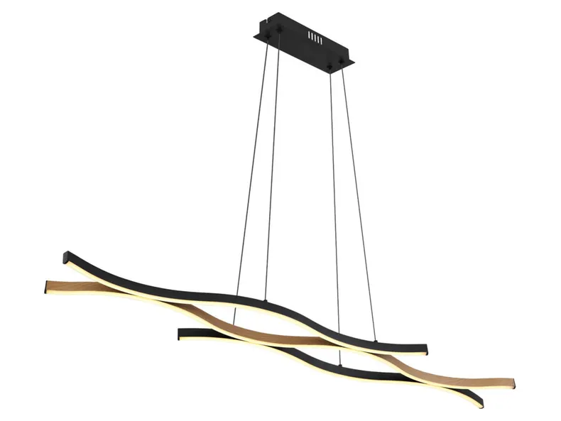 BRW Светодиодный подвесной светильник Geronimo черный 091541 фото №2