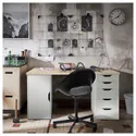 IKEA MITTCIRKEL МИТТЦИРКЕЛЬ / ALEX АЛЕКС, письменный стол, яркий сосновый / белый эффект, 140x60 см 095.217.22 фото thumb №2