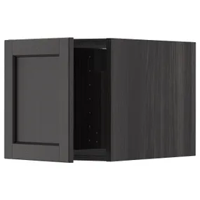 IKEA METOD МЕТОД, верхний шкаф, черный / Лерхиттан с черными пятнами, 40x40 см 694.591.66 фото