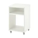 IKEA VIHALS ВІХАЛЬС, приліжковий столик, білий, 37x37 см 804.887.37 фото thumb №1