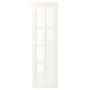 IKEA BODBYN БУДБІН, скляні дверцята, кремово-білий, 30x100 см 904.850.31 фото