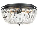 BRW Стельовий 3-точковий скляний світильник Vasa прозорий 070331 фото thumb №1