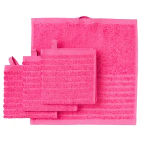 IKEA VÅGSJÖN ВОГШЁН, полотенце, ярко-розовый, 30x30 см 905.710.95 фото