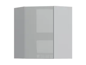 Кухонна шафа BRW Top Line 60 см кутова ліва сірий глянець, гренола сірий / глянцевий сірий TV_GNWU_60/72_L-SZG/SP фото
