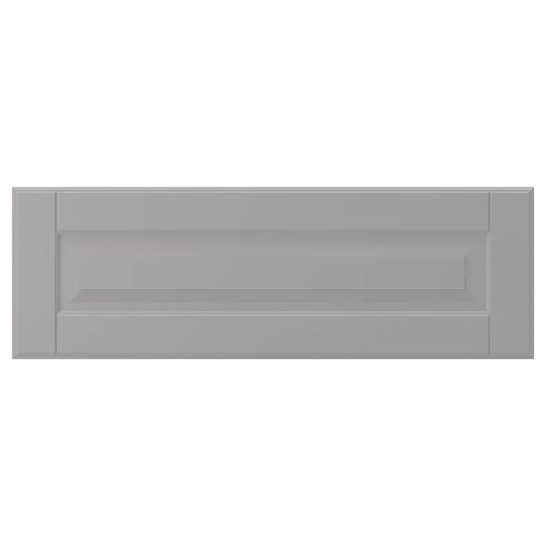 IKEA BODBYN БУДБИН, фронтальная панель ящика, серый, 60x20 см 002.210.49 фото №1