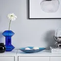 IKEA HÄCKPOPPEL ХЕККПОППЕЛ, декоративна миска, синій, 24 см 705.749.38 фото thumb №2