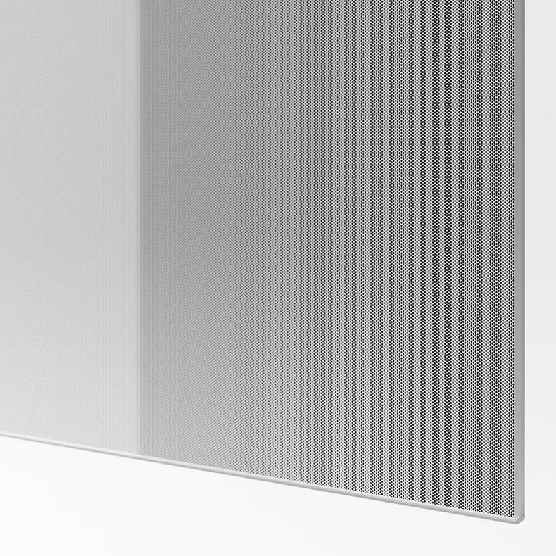 IKEA BJÖRNÖYA БЙЕРНЕЙА, 4 панелі для рами розсувних дверцят, ефект сірого відтінку, 75x236 см 604.807.56 фото №3