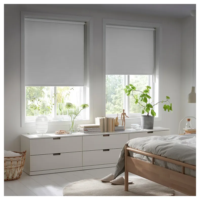 IKEA FRIDANS ФРИДАНС, рулонная штора, блокирующая свет, белый, 80x195 см 603.968.66 фото №2