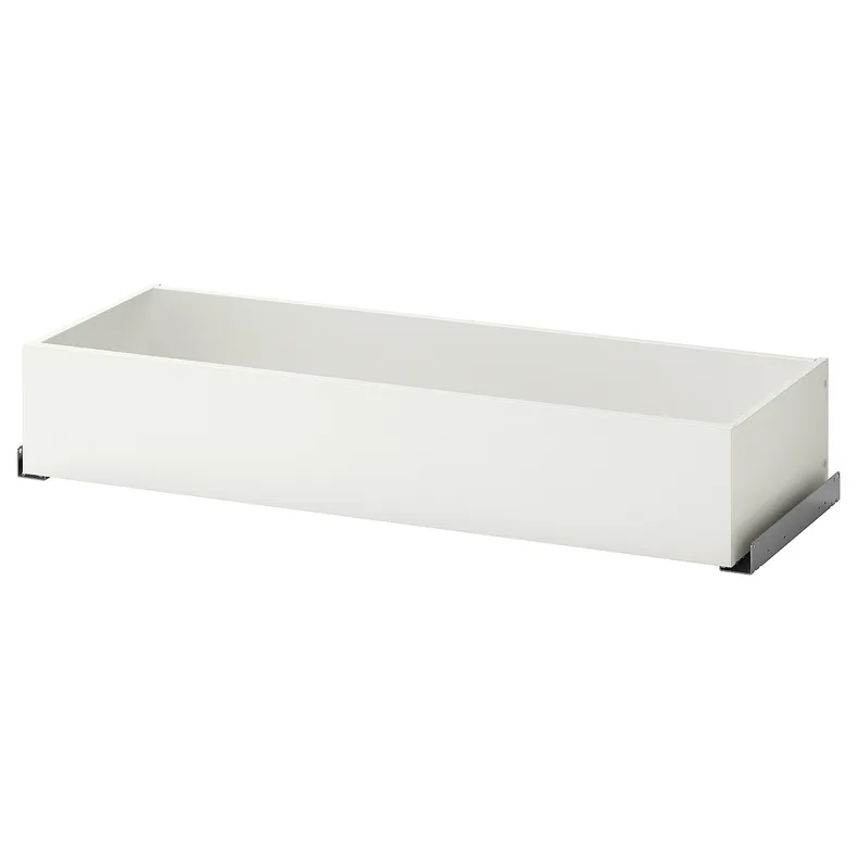 IKEA KOMPLEMENT КОМПЛИМЕНТ, ящик, белый, 100x35 см 702.467.58 фото №1
