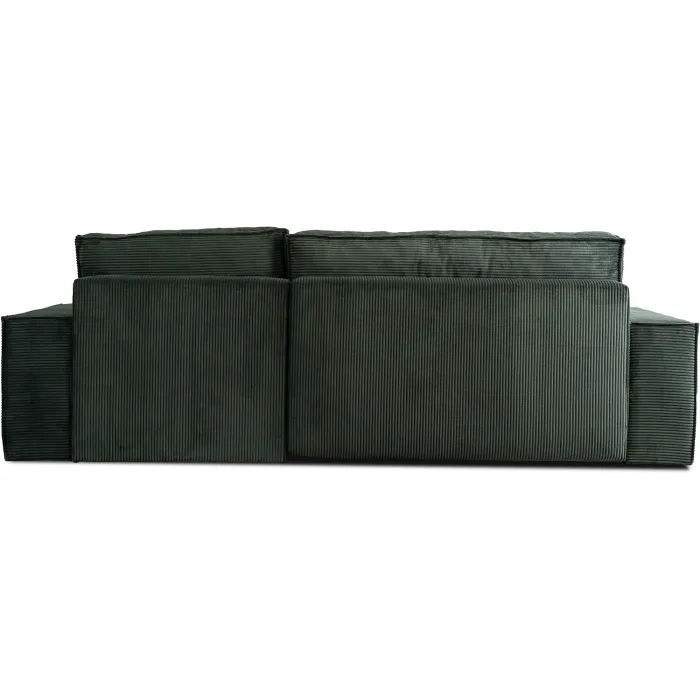 Угловой диван универсальный MEBEL ELITE ALEX, 262 см, ткань: зеленый фото №11