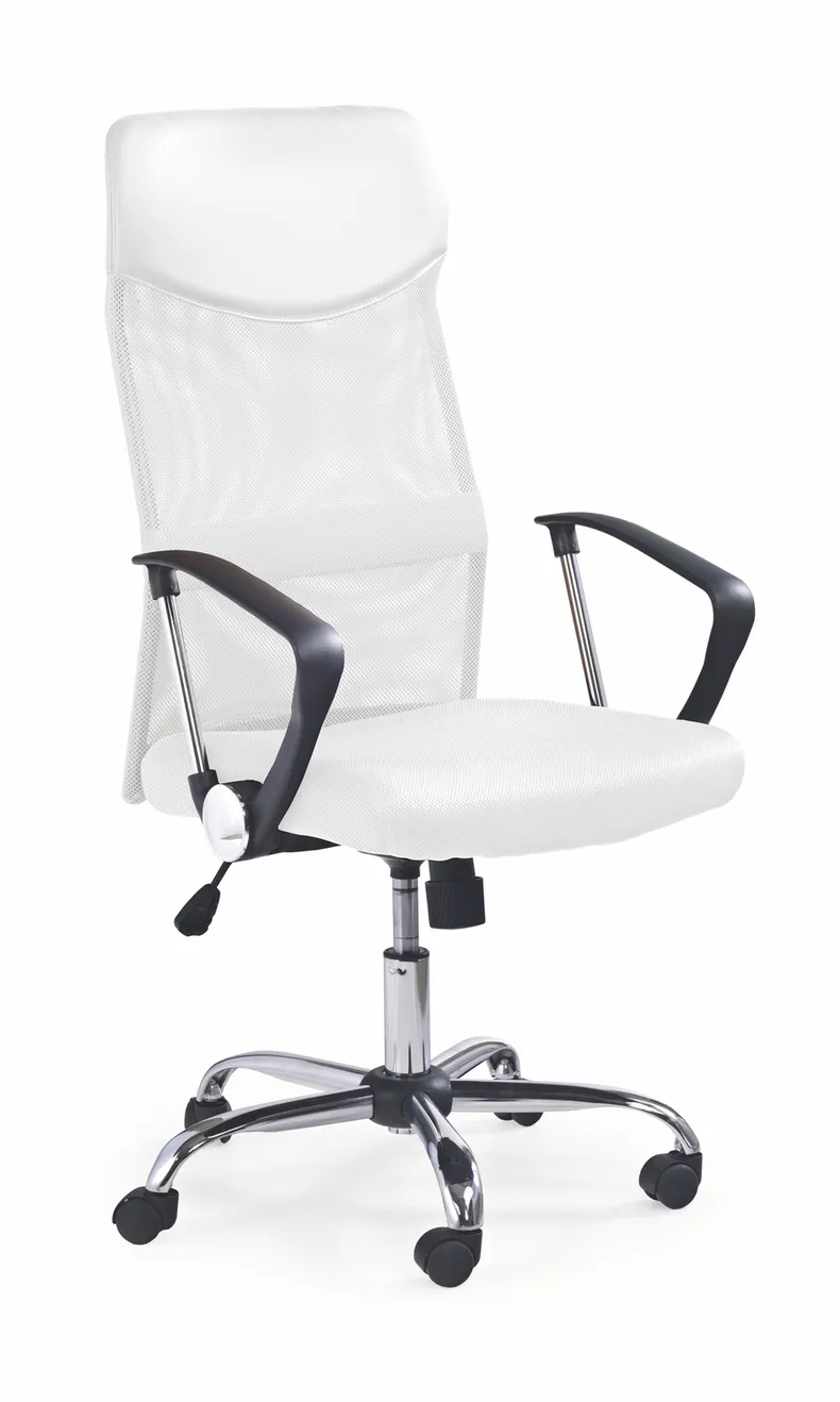 Крісло комп'ютерне офісне обертове HALMAR VIRE білий фото №1