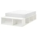 IKEA PLATSA ПЛАТСА, каркас ліжка з відділ д / зберігання, білий, 140x200 см 104.530.86 фото thumb №1