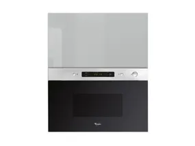 Кухонный шкаф BRW Top Line 60 см с микроволновой печью навесной серый глянцевый, серый гранола/серый глянец TV_GMO_60/72_O_MBNA900-SZG/SP/IX фото