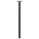 IKEA ANFALLARE АНФАЛЛАРЕ / ADILS АДІЛС, письмовий стіл, бамбук / темно-сірий, 140x65 см 794.176.99 фото thumb №3
