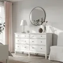 IKEA IDANÄS ИДАНЭС, комплект мебели д / спальни, 4 предм., белый, 160x200 см 794.834.01 фото thumb №8