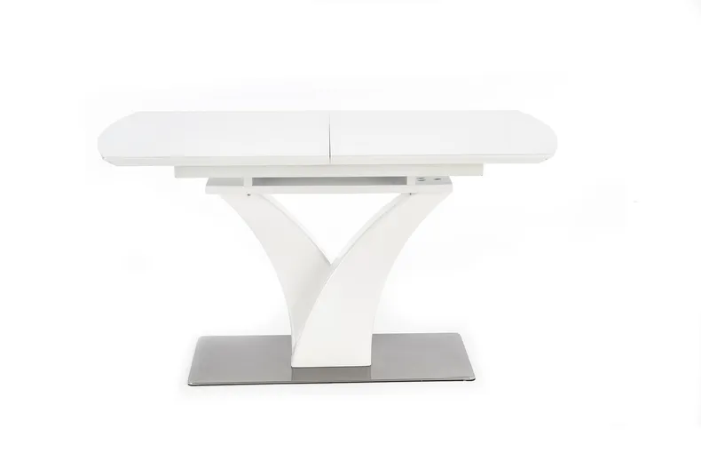 Обідній стіл розкладний HALMAR PALERMO 140-180x80 см, білий матовий фото №8