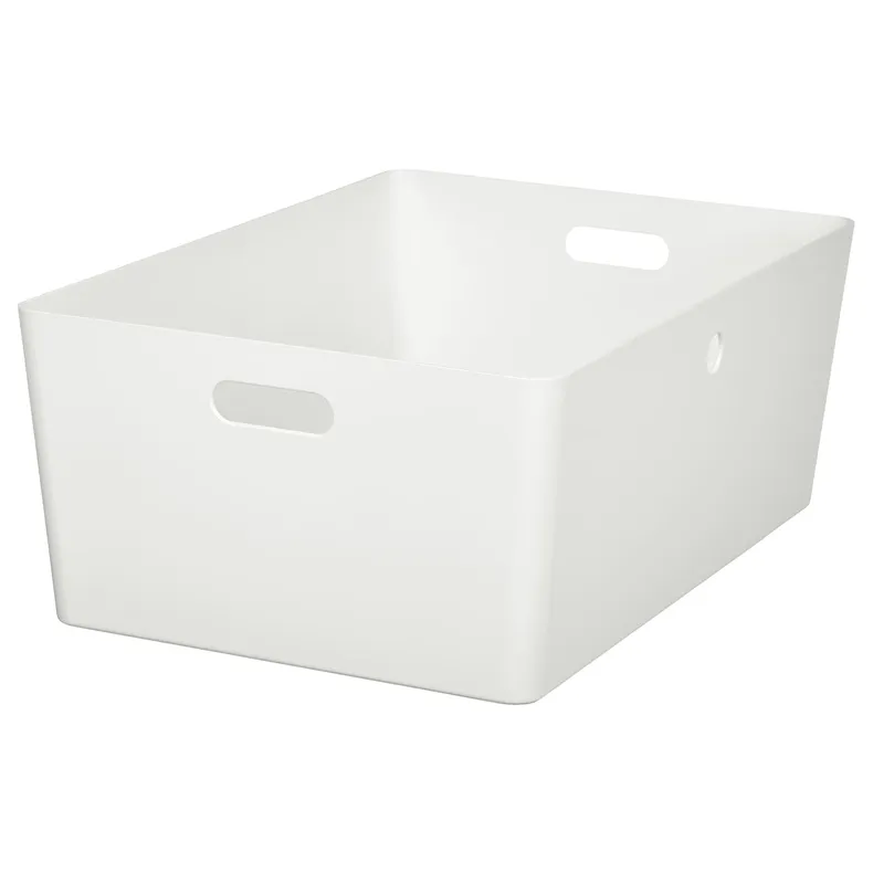 IKEA KUGGIS КУГГИС, контейнер, белый, 37x54x21 см 105.685.20 фото №1